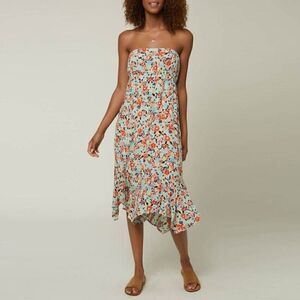 NWT O'NEILL DITSY FLORAL TUBE MIDI DRESS SIZE SMALL